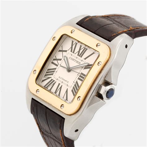 santos 100 cartier 1904 to 2004 price|cartier santos watch price list.